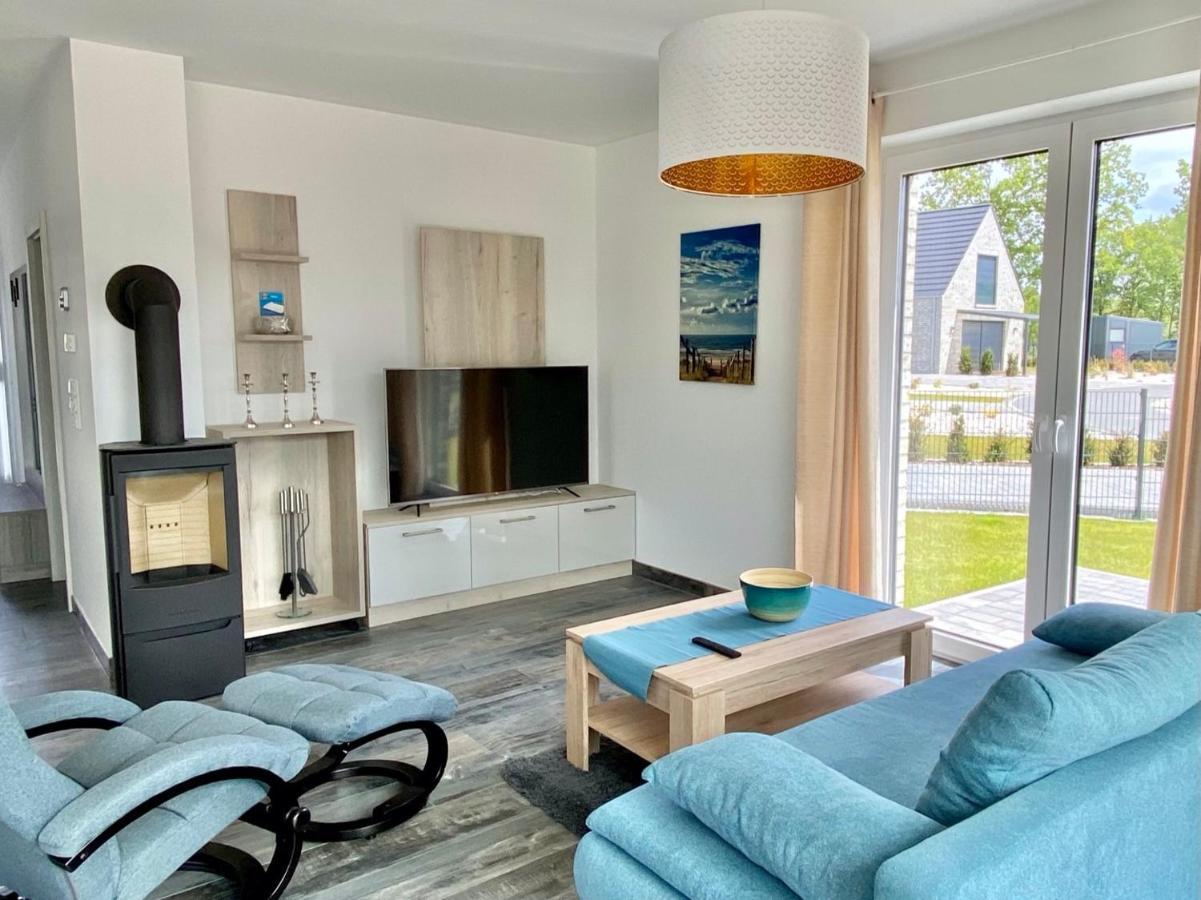 Ferienhaus Seestern Am Harkebruegger See Mit Sauna Und Kamin Barssel  外观 照片