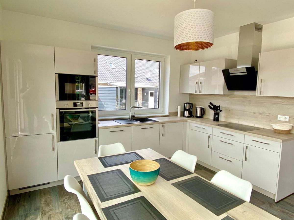 Ferienhaus Seestern Am Harkebruegger See Mit Sauna Und Kamin Barssel  外观 照片