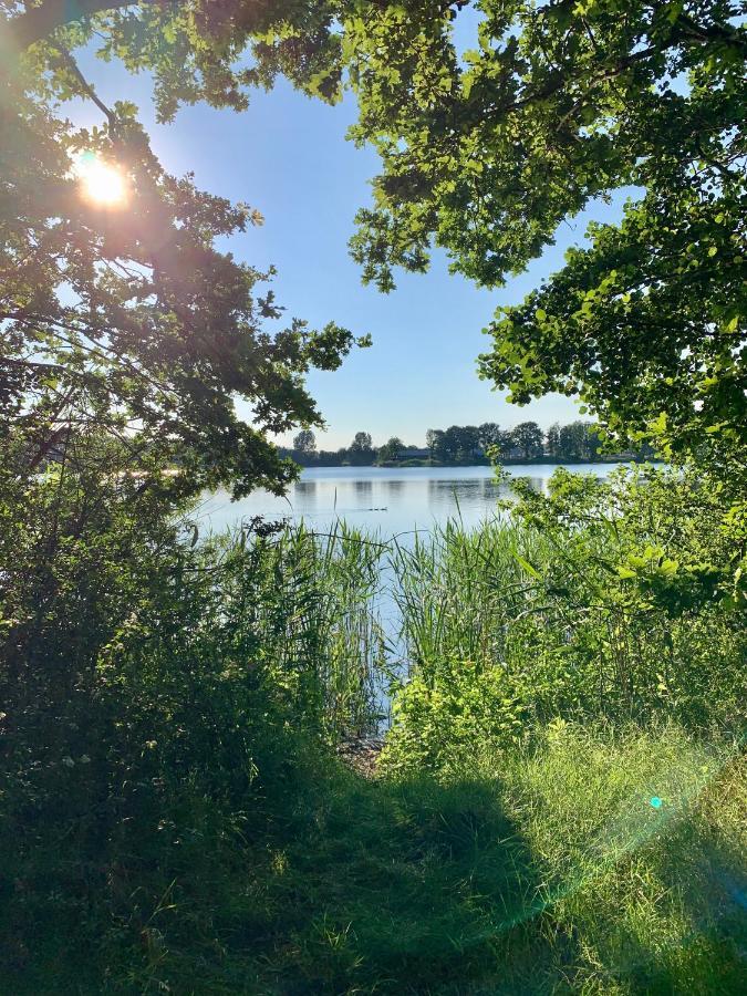 Ferienhaus Seestern Am Harkebruegger See Mit Sauna Und Kamin Barssel  外观 照片